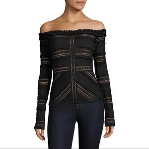 Cinq a sept solene lace top used twice